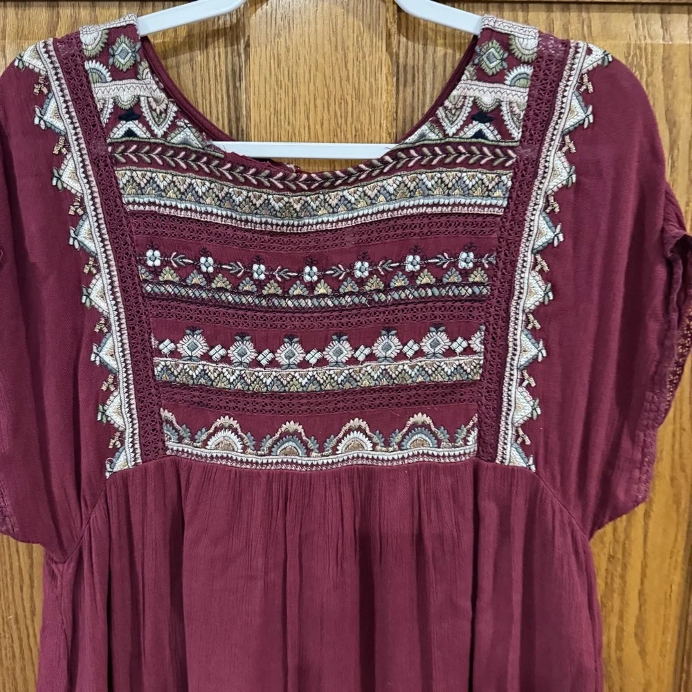 Free People Sunrise Wanderer Mini Dress. Size Small - Picture 7 of 13